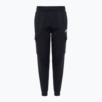 Pantaloni pentru copii Nike Sportswear Club Fleece black/black/white