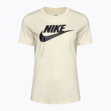 Tricou pentru femei  Nike Sportswear Club Essentials Logo coconut milk/black