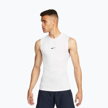 Tricou pentru bărbați Nike Pro Dri-Fit Tight Sleeveless Fitness white/black