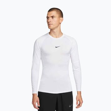 Longsleeve de antrenament pentru bărbați Nike Pro Dri-Fit Tight Fitness white/black