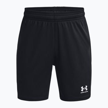 Pantaloni scurți de fotbal pentru copii Under Armour Challenger Knit black / white