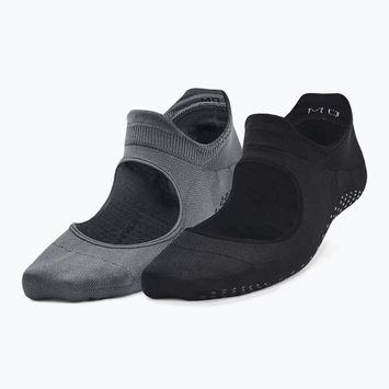 Șosete de antrenament pentru femei Under Armour Breathe Balance black/pitch gray/jet gray