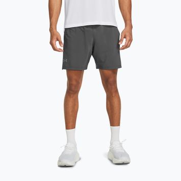 Pantaloni scurți de alergare pentru bărbați Under Armour Launch Elite 2In1 7'' castelrock/castelrock/reflective