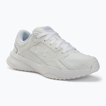 Încălțăminte de antrenament pentru bărbați Under Armour Edge Leather white/white/halo gray