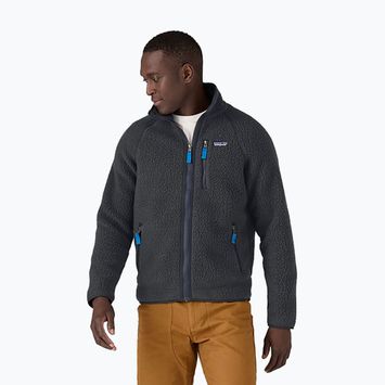 Bluză de trekking pentru bărbați Patagonia Retro Pile pitch blue w/endless blue