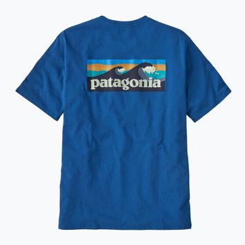 Bărbați Patagonia Boardshort Logo Pocket T-shirt Responsibili albastru fără sfârșit