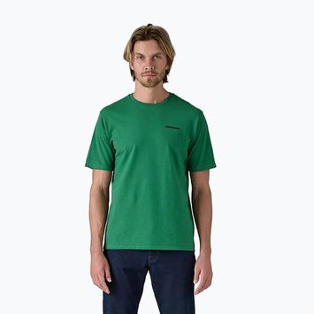 Tricou pentru bărbați  Patagonia P-6 Logo Responsibili-Tee p-6 outline/heartleaf green