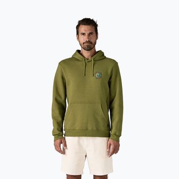 Hanorac pentru bărbați Patagonia Unity Fitz Uprisal Hoody graze green