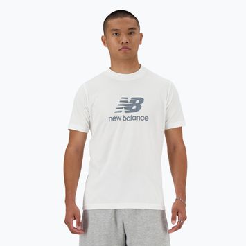 Tricou pentru bărbați New Balance Stacked Logo white