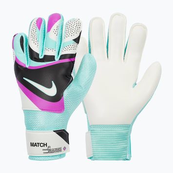 Mănuși de portar pentru copii Nike Match black/hyper turquoise/rush fuchsia