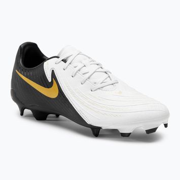 Încălțăminte de fotbal Nike Phantom GX II Academy FG/MG white / metallic gold coin / black