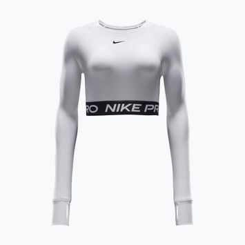 Top de antrenament longsleeve pentru femei Nike Pro 365 Dri-Fit white/black