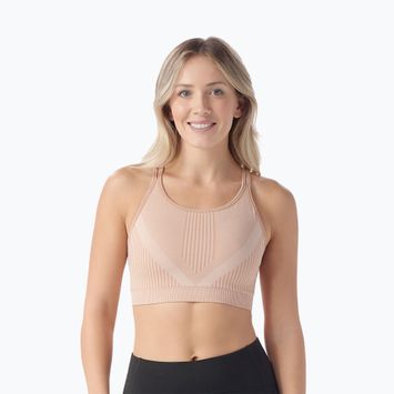 Sutien termoactiv Smartwool Intraknit Strappy pink sugar heather