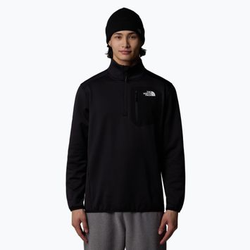 Hanorac pentru bărbați  The North Face Crest 1/4 Zip black