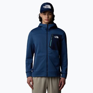 Hanorac pentru bărbați The North Face Mountain Athletics Full Zip Fleece shady blue/ summit navy