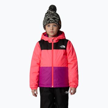 Geacă de schi pentru copii The North Face Kid Freedom Insulated radiant poppy