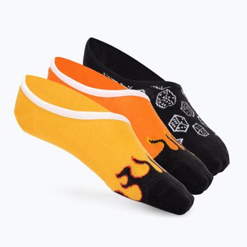 Vans Retro V Canoodle șosete pentru femei 3 perechi carnelian