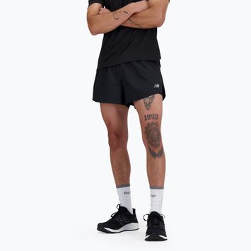 Pantaloni scurți de alergare pentru bărbați New Balance RC Seamless 3 Inch Split black