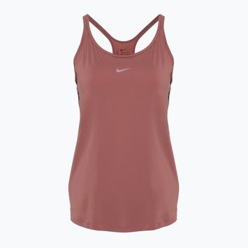 Tank top de antrenament pentru femei Nike One Classic Dri-Fit Strappy canyon pink/black