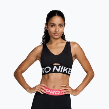 Sutien de antrenament Nike Pro Indy Plunge black/white/white