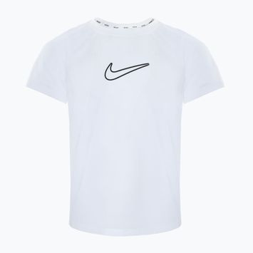 Tricou pentru copii Nike One Dri-Fit white/black