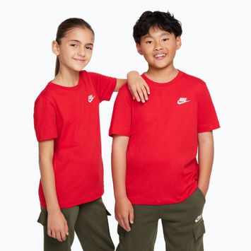 Tricou pentru copii Nike Sportswear university red
