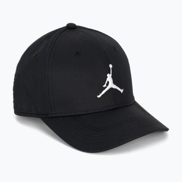 Șapcă cu cozoroc Jordan Rise Structured Curved-Bill negru/alb