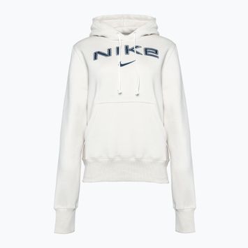 Bluză pentru femei Nike Sportswear Phoenix Fleece HM9751 light orewood brn/white/armory navy