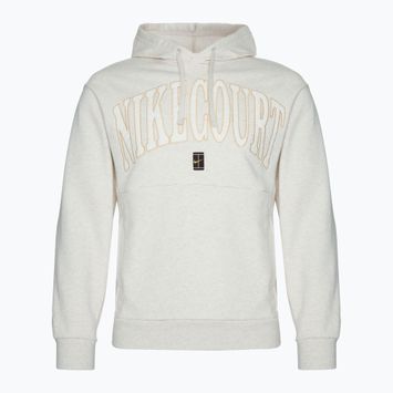 Hanorac de tenis pentru bărbați Nike Court Dri-Fit Heritage Hoodie light orewood brown / pale ivory