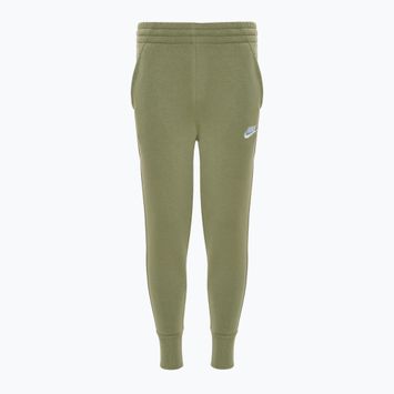 Pantaloni pentru copii Nike Sportswear Club Fleece oil green/oil green/white