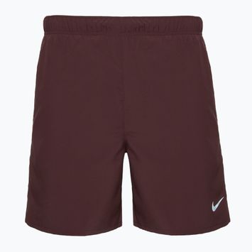 Pantaloni scurți de baschet Nike Dri-Fit Challenger 7" Brief-Lined burgundy crush/reflective silver