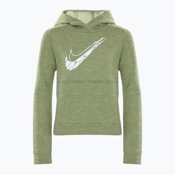 Bluză pentru copii Nike Multi Stain Repel Therma-FIT oil green/olive aura/heather/white