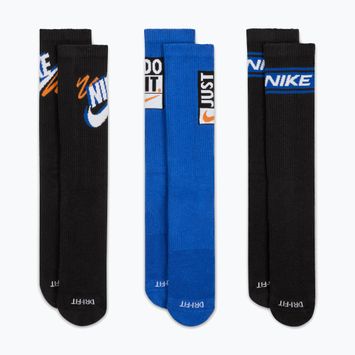 Șosete Nike Everyday Plus Crew 3 perechi multi-color/902