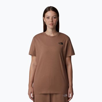 Tricou pentru femei  The North Face Box Nse Relaxed Tee latte/tnf white