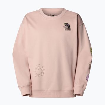 Bluză The North Face Mountain Cleanup Over pink moss
