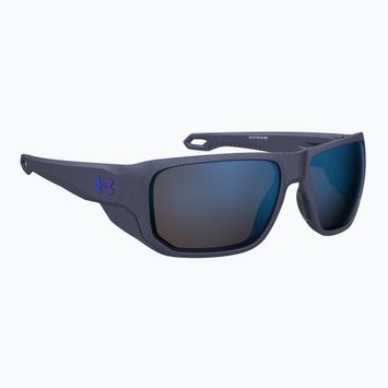 Ochelari de soare pentru bărbați Under Armour Attack MD S3 blue metalized/blue multilayer oleophobic
