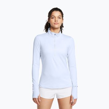 Under Armour Launch Pro Half Zip pentru femei albastru nimbus/reflectorizant cu mânecă lungă