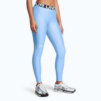 Colanți pentru femei Under Armour HeatGear horizon blue/white