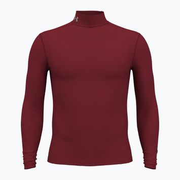 Longsleeve pentru bărbați Under Armour Elite Mock CG cardinal/metallic silver