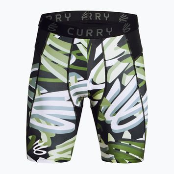 Pantaloni scurți pentru bărbați Under Armour Curry HeatGear Printed retro green/surplus green/white