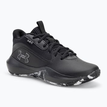 Încălțăminte de baschet  Under Armour Lockdown 7 black/black/metallic silver