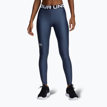 Colanți de antrenament pentru femei Under Armour HeatGear downpour gray/white