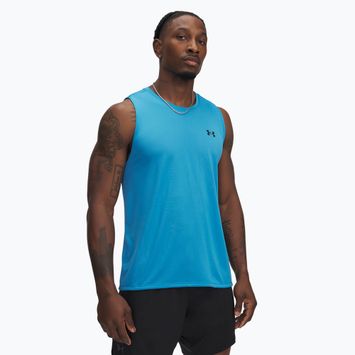 Tricou de antrenament pentru bărbați Under Armour Tech Tank ether blue/black