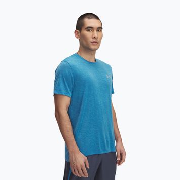 Tricou de alergare pentru bărbați Under Armour Launch Camo ether blue/reflective