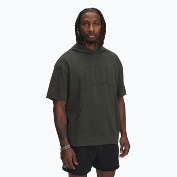 Bluză pentru bărbați  Under Armour Project Rock SS Terry Hoody baroque green / baroque green