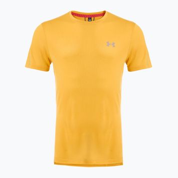Tricou de alergare pentru bărbați Under Armour Trail Run noble gold/reflective