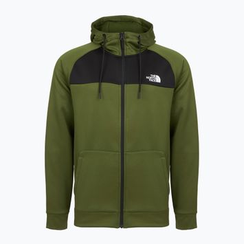 Hanorac pentru bărbați  The North Face Reaxion Fleece Full Zip Hoodie woodland green/black