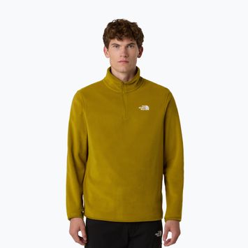 Bluză pentru bărbați The North Face Glacier Fleece 1/4 Zip deep dijon