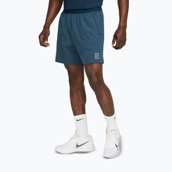 Pantaloni scurți de tenis pentru bărbați Nike Court Dri-Fit Advantage 6" Armory Navy/White