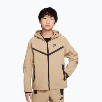 Geacă pentru copii Nike Tech Woven parachute beige/parachute beige/black
